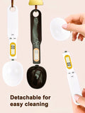 Digital Spoon Scale,LCD Display Measuring Spoon Scale, Adjustable Volume Digital Spoon Scale, Handheld Accessory Scale For Food Measuring,Digital Measuring Spoon,