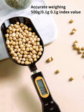 Digital Spoon Scale,LCD Display Measuring Spoon Scale, Adjustable Volume Digital Spoon Scale, Handheld Accessory Scale For Food Measuring,Digital Measuring Spoon,