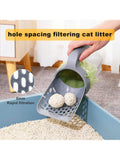Cat Litter Scoop,Cat Litter Scooper,Pet Litter Scoop, All-In-One Design, Pet Cleaning Tool , All In One Cat Litter Scoop,All-In-One Detachable Plastic Cat Litter Scoop With Fragrant Waste Bag, Portable