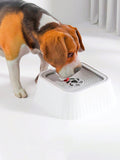 Pet Water Bowl , Dog and Cat Water Bowl,White Pet Float Bowl Non-Spill Water Dispenser Cat/Dog Drinking Machine Pet Supplies,Dog Water Bowl Non Spill,  Pet Water Bowl No Drip Slow Water Feeder