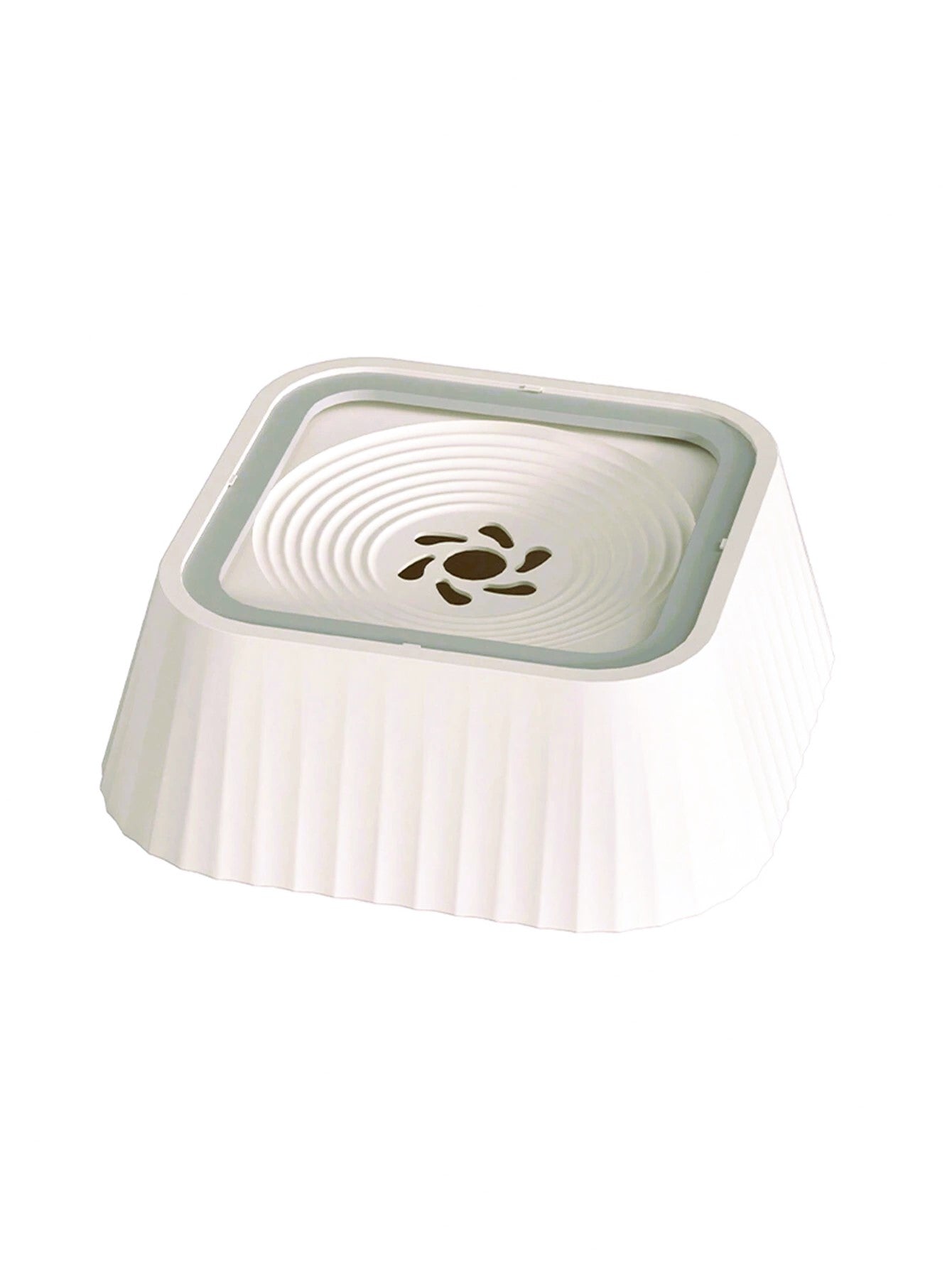 Pet Water Bowl , Dog and Cat Water Bowl,White Pet Float Bowl Non-Spill Water Dispenser Cat/Dog Drinking Machine Pet Supplies,Dog Water Bowl Non Spill,  Pet Water Bowl No Drip Slow Water Feeder
