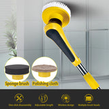 Cleaning Brush Bathroom Floor Electric Cleaning Brush  Wireless Adjustable Brush