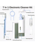 Cleaner Kit for Electronic Devices, Keyboard Cleaning Brush, Headphones Cleaner Kit for AirPods, Laptop, Keyboard, Earbuds, Camera, Cell phones 7-In-1 Cleaner Kit Compatible With Airpods,  Deep Cleaning Tools With Screen Cleaner Compatible