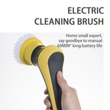 Cleaning Brush Bathroom Floor Electric Cleaning Brush  Wireless Adjustable Brush